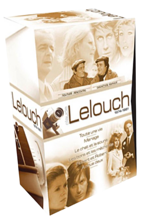 Claude - Lelouch - 1974 - 1979 - coffret - dvd